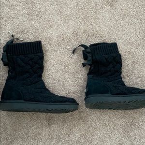 Black Tie Ugg Boots